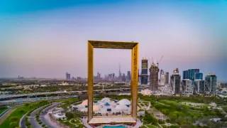 Spojené arabské emiráty z výšky
