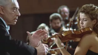 Anne-Sophie Mutterová a Herbert von Karajan