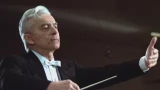 Anne-Sophie Mutterová a Herbert von Karajan