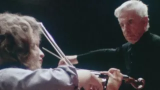 Anne-Sophie Mutterová a Herbert von Karajan