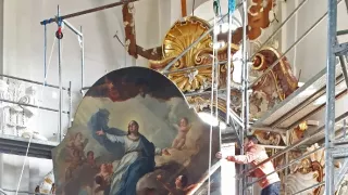 Nebo nad riekou Sázavou