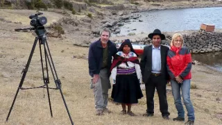 České stopy na břehu bájného jezera Titicaca