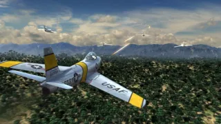 Leteckí stíhači v boji