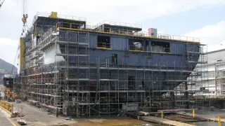 Stavba najluxusnejšej výletnej lode na svete