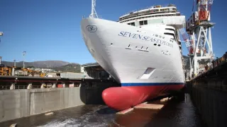 Stavba najluxusnejšej výletnej lode na svete