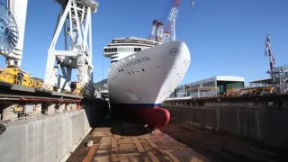 Stavba najluxusnejšej výletnej lode na svete