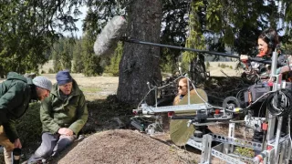 S Attenboroughom na Mravčom vrchu