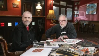 Na plovárně s Karlem Halounem