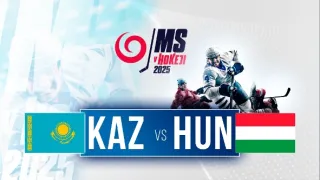 MS v hokeji 2025: Kazachstan - Maďarsko