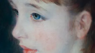 Renoir a dívka s modrou stuhou