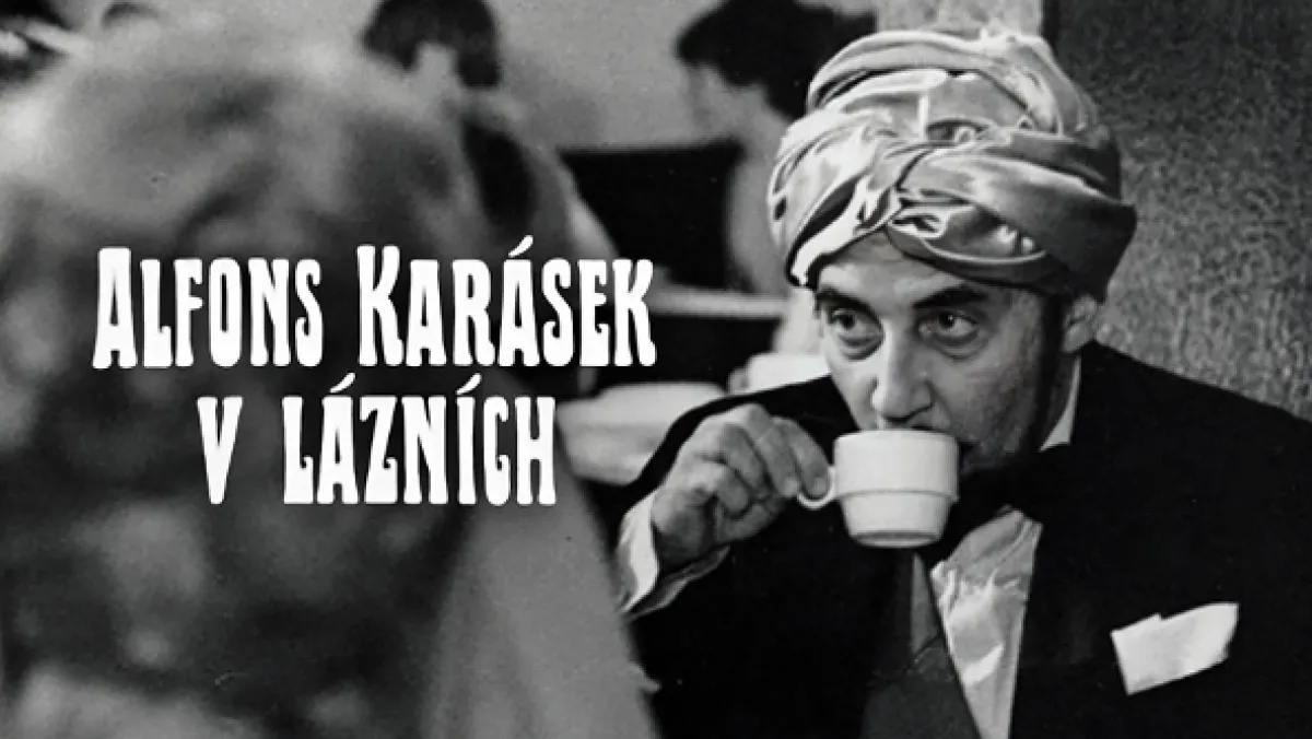 Alfons Karásek v lázních, 1971 - fotogaléria