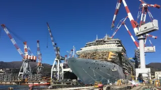 Stavba nejluxusnější výletní lodě na světě