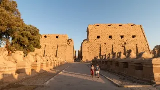 Velkolepý chrámový komplex v Karnaku