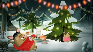 Muzisloni a vánoční strom