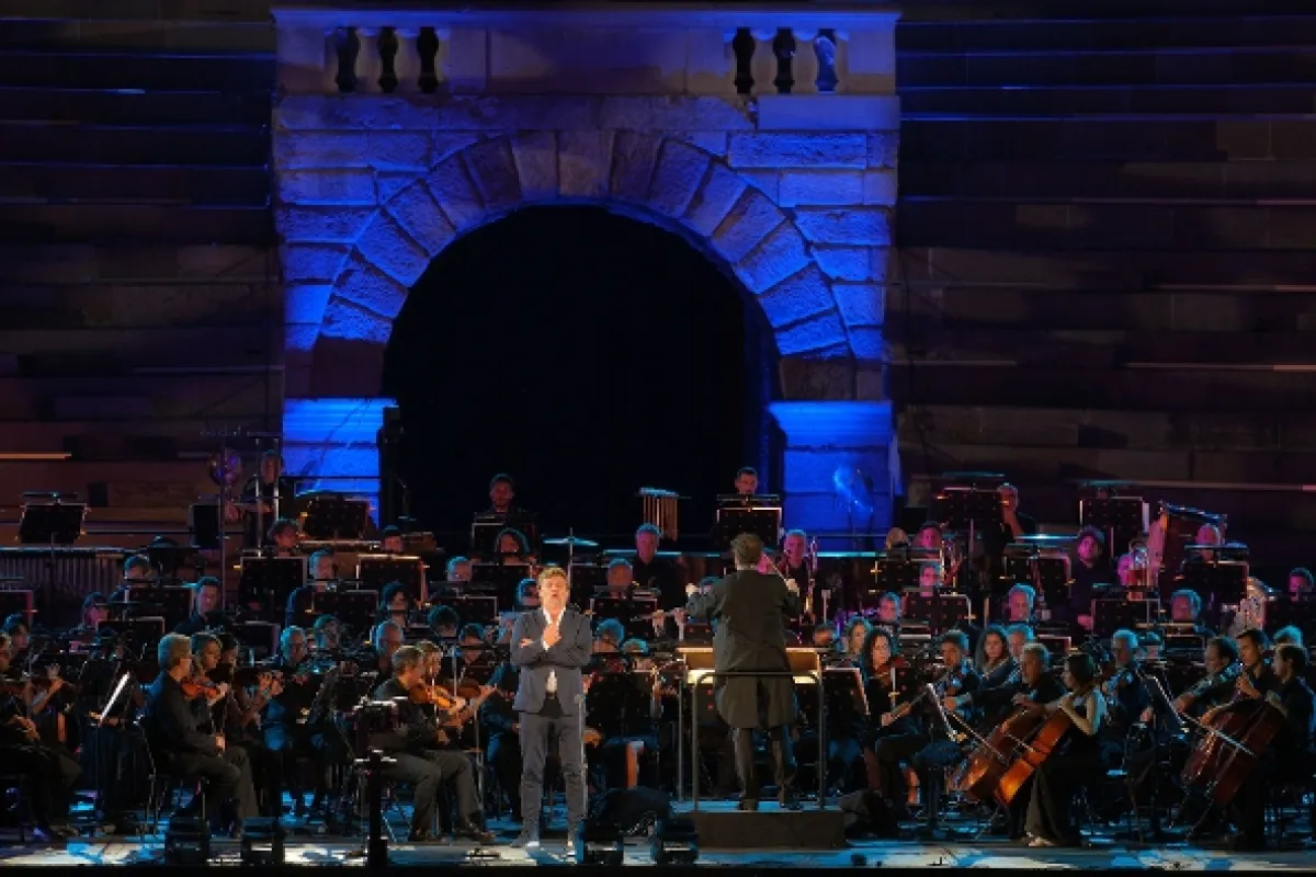 Jonas Kaufmann ve Veronské aréně, 2023 - fotogaléria