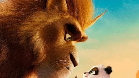 Medvedík panda v Afrike