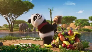 Medvídek panda v Africe