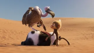 Medvídek panda v Africe