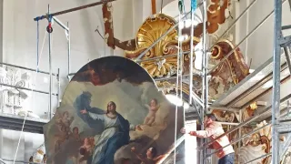 Nebe nad řekou Sázavou