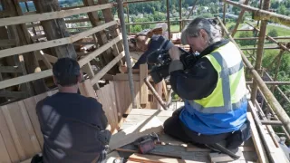 Nebe nad řekou Sázavou