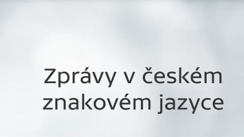 Zprávy v českém znakovém jazyce