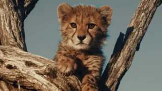 Pozoruhodná gepardí rodinka (1/3)