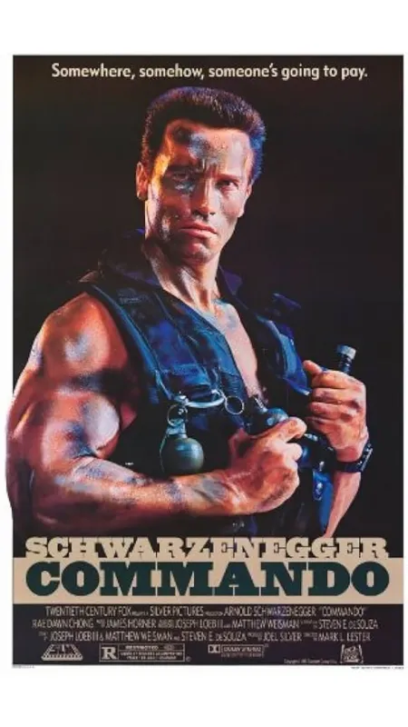 Komando (Commando), 1985 - fotogaléria