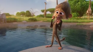 Medvedík panda v Afrike