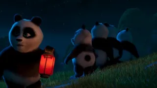 Medvedík panda v Afrike