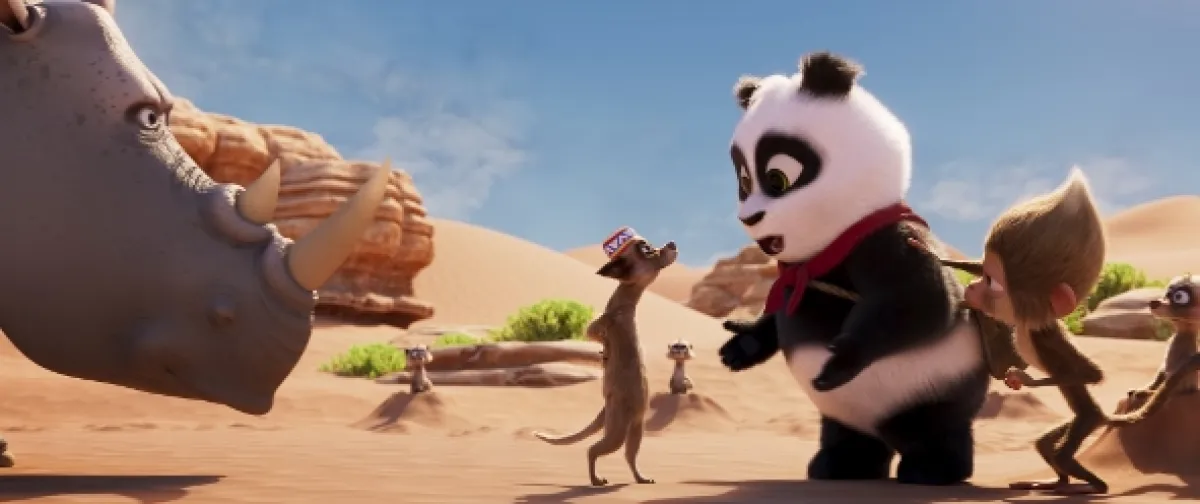 Medvedík panda v Afrike (Panda Bear in Africa), 2024 - fotogaléria