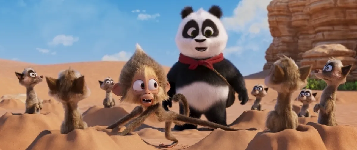 Medvedík panda v Afrike (Panda Bear in Africa), 2024 - fotogaléria