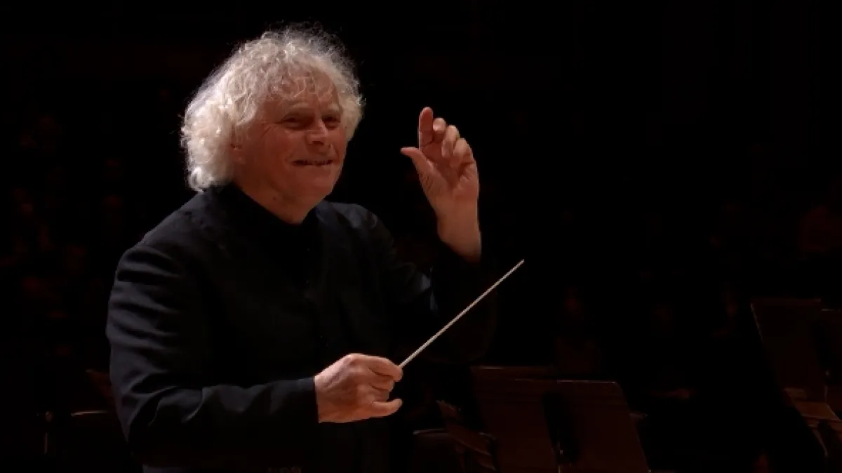 Rattle řídí Londýnský symfonický orchestr, 2022 - fotogaléria