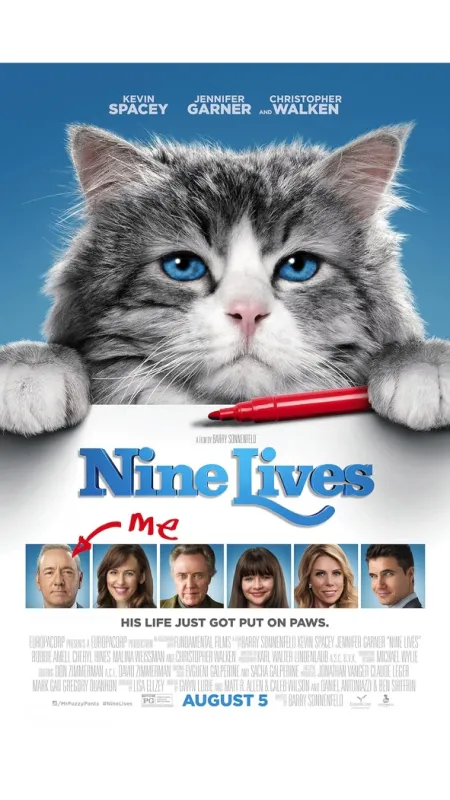 Deväť životov pána Fúzika (Nine Lives), 2016 - fotogaléria