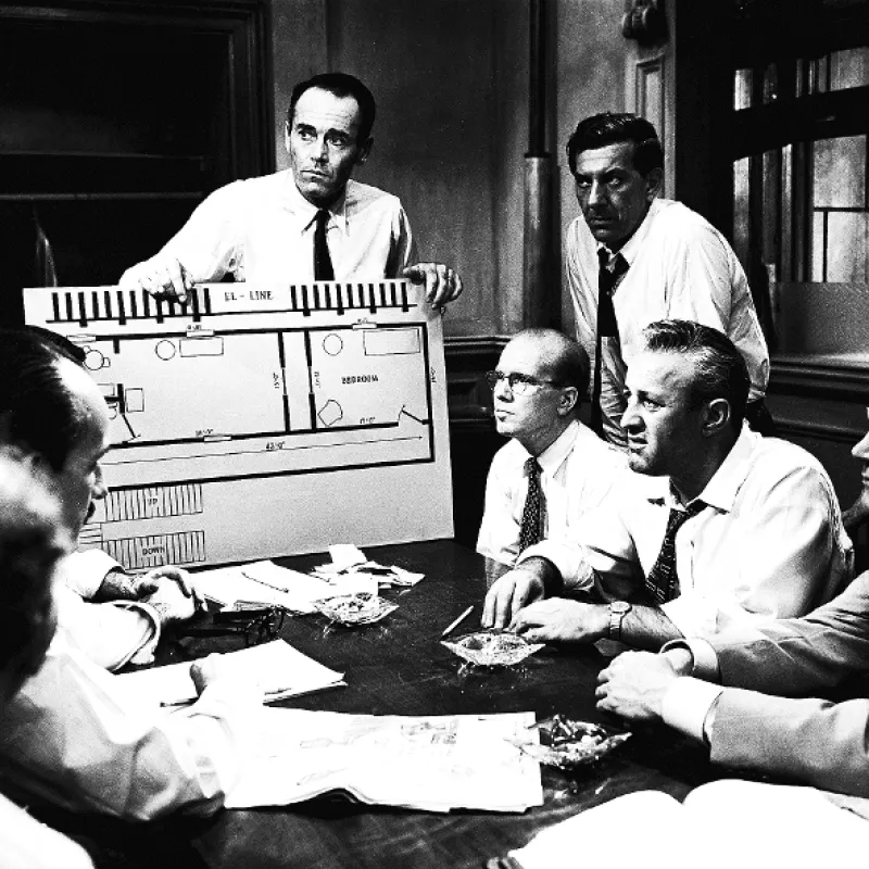Dvanásť rozhnevaných mužov, 1957 - fotogaléria