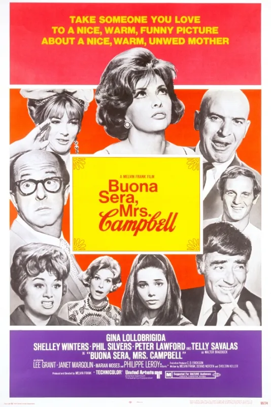 Dobrý deň, pani Campbellová (Buona Sera, Mrs. Campbell), 1968 - fotogaléria