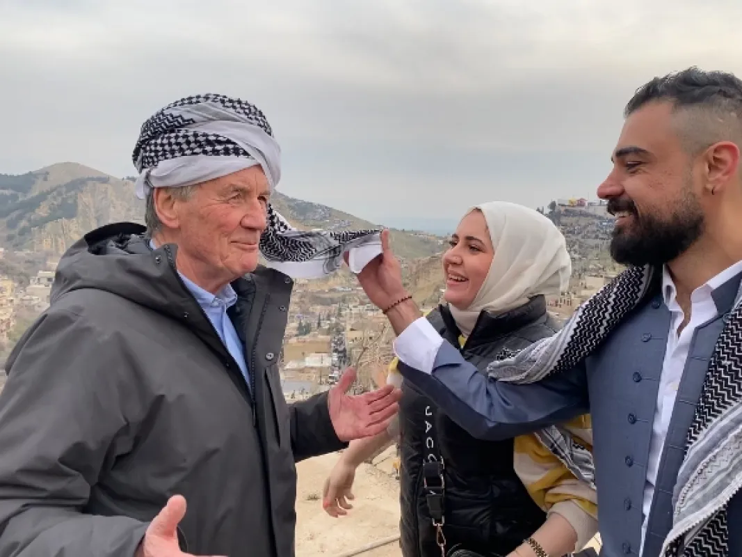 Michael Palin v Iraku, 2022 - fotogaléria