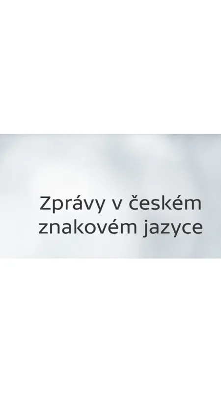 Zprávy v českém znakovém jazyce - fotogaléria