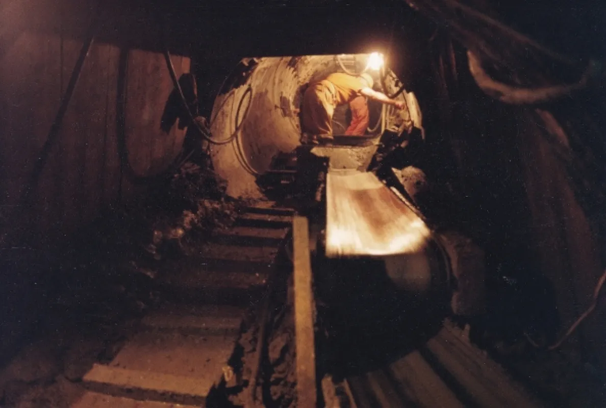 Stavba Eurotunelu - fotogaléria