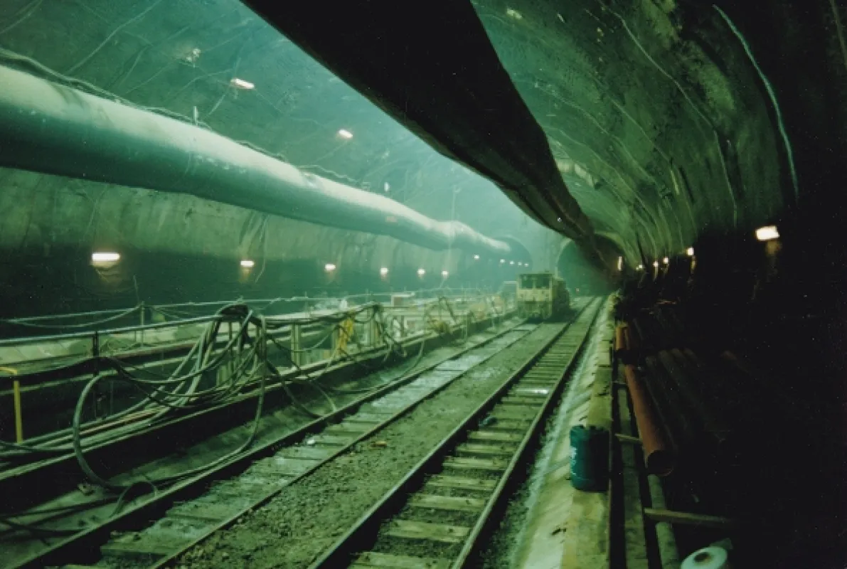 Stavba Eurotunelu - fotogaléria