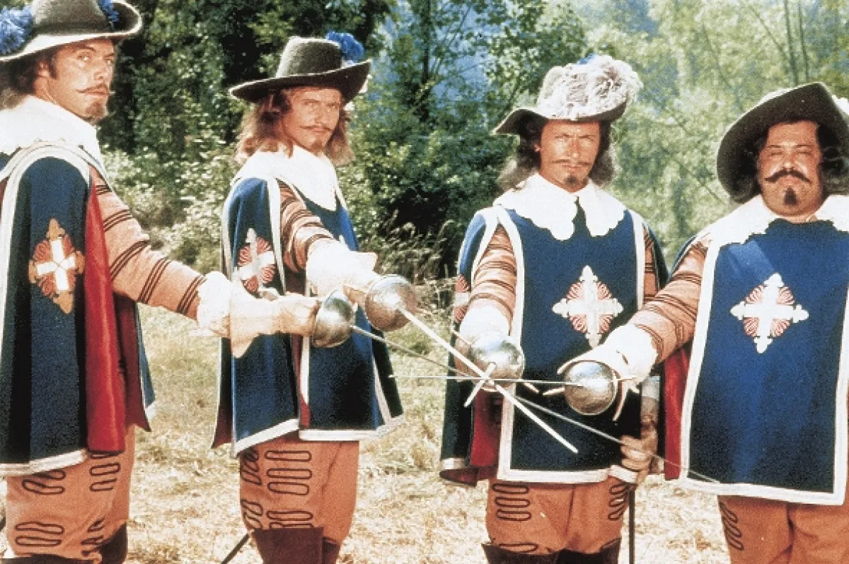 Štyria sluhovia a štyria mušketieri (Les quatre Charlots mousquetaires), 1974 - fotogaléria