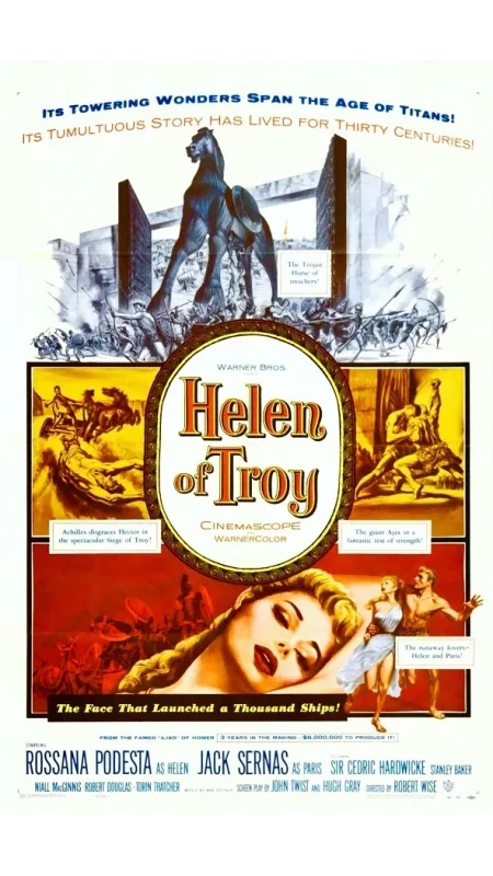 Paris a Helena (Helen of Troy), 1956 - fotogaléria