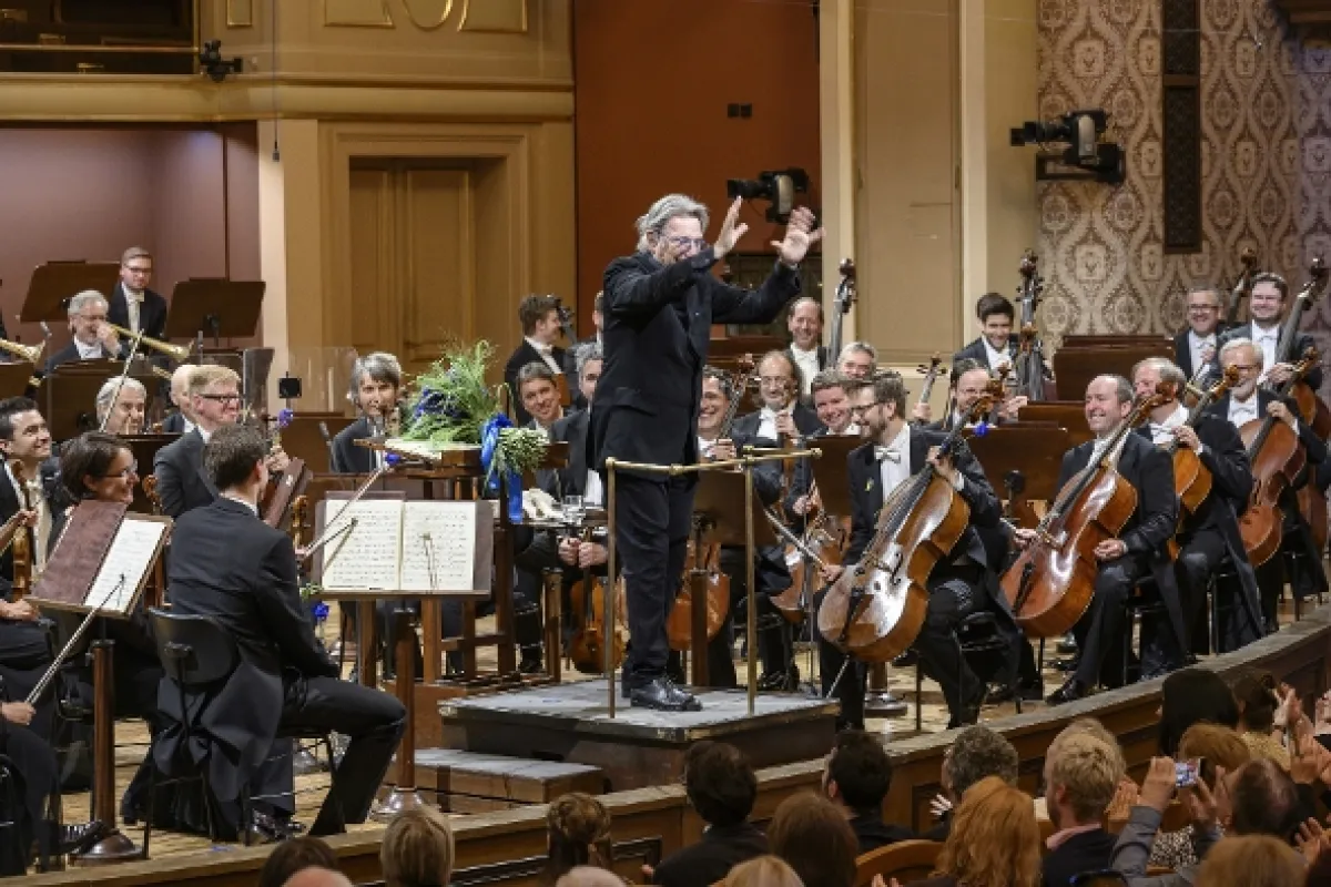 Českou filharmonii řídí Michael Tilson Thomas, 2022 - fotogaléria