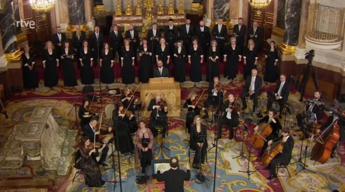 Vánoční koncert 2022 z kaple Královského paláce v Madridu - fotogaléria