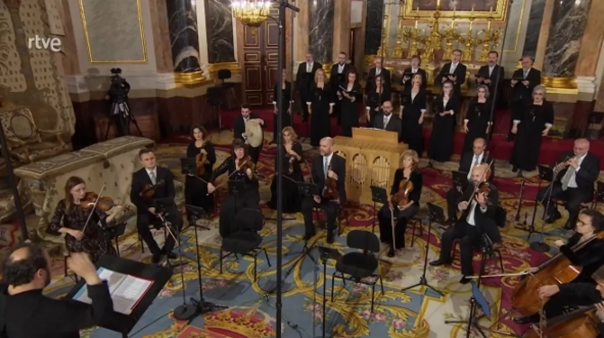 Vánoční koncert 2022 z kaple Královského paláce v Madridu - fotogaléria