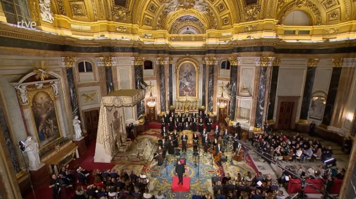 Vánoční koncert 2022 z kaple Královského paláce v Madridu - fotogaléria