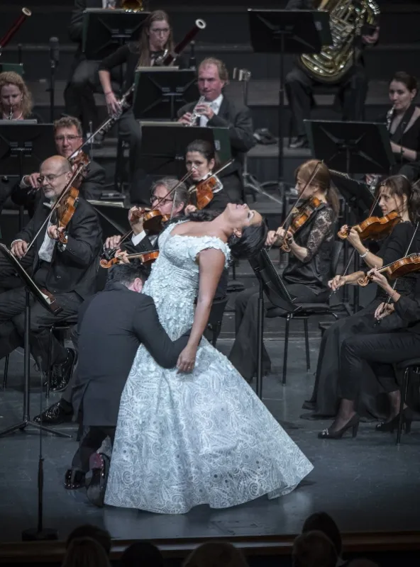 Netrebko a Eyvazov na koncertu v Salcburku - fotogaléria