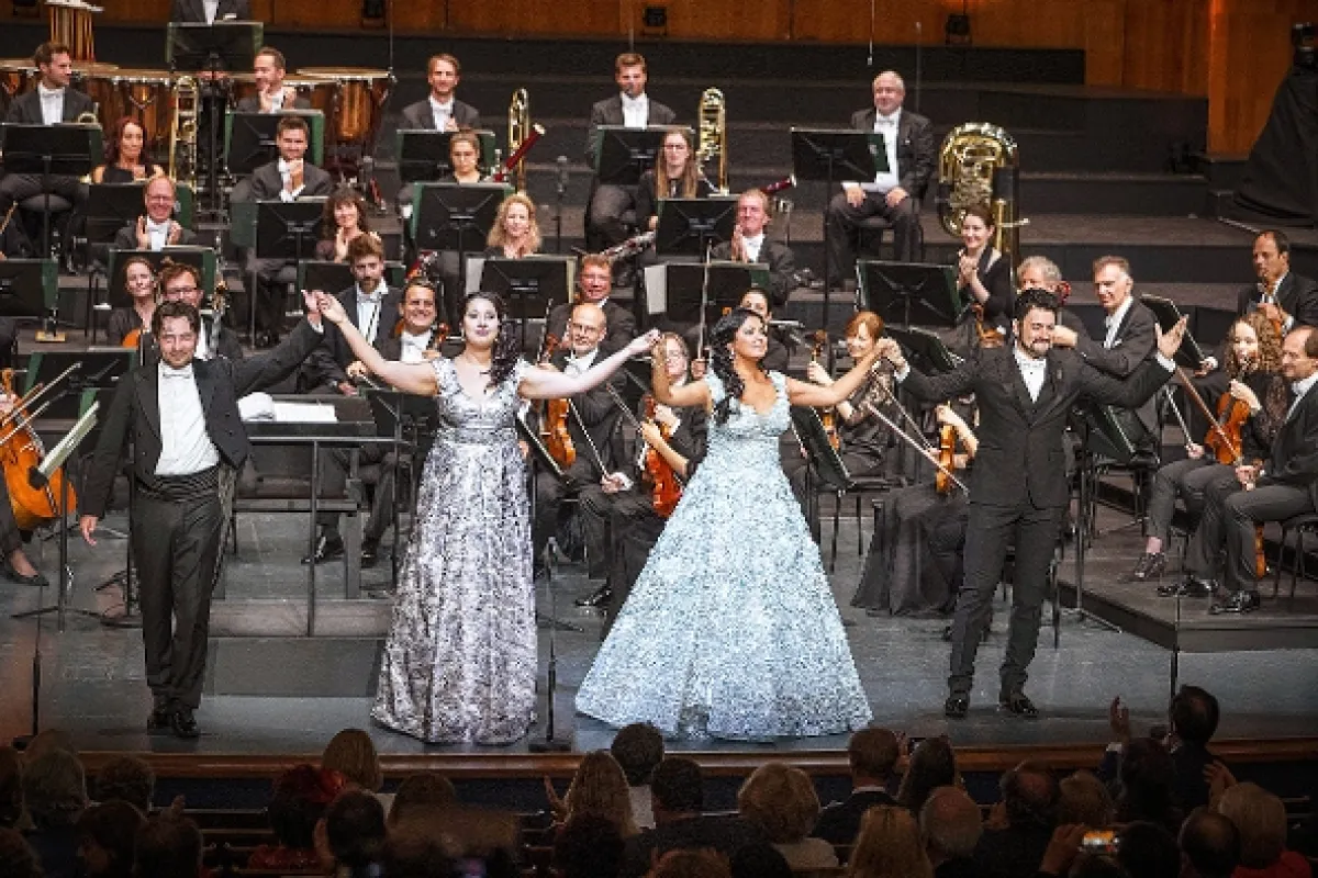 Netrebko a Eyvazov na koncertu v Salcburku - fotogaléria