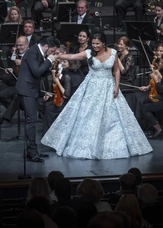 Netrebko a Eyvazov na koncertu v Salcburku - fotogaléria