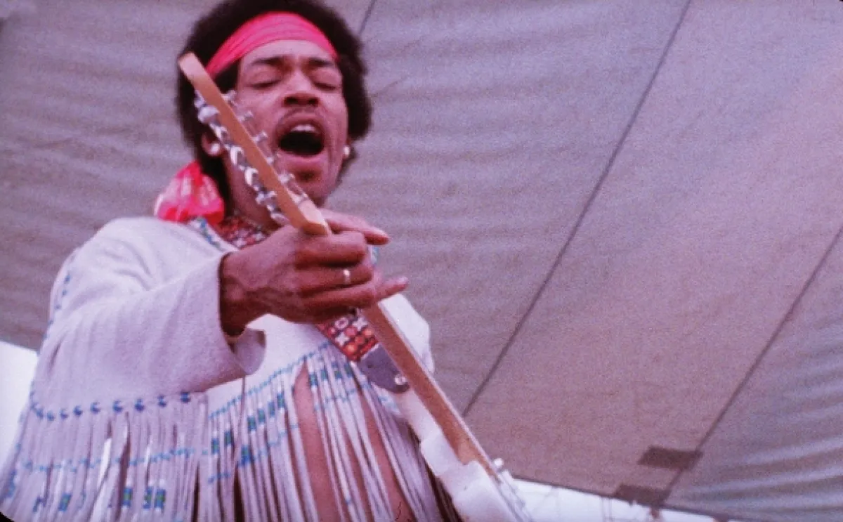 Jimi Hendrix na festivalu Woodstock - fotogaléria