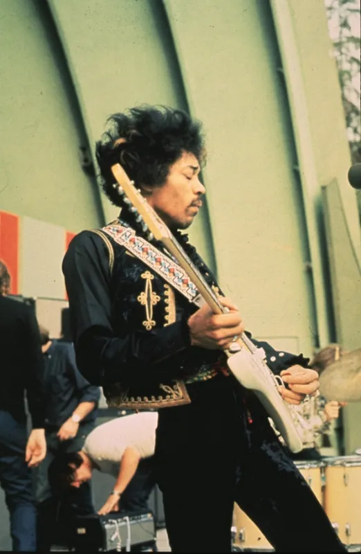 Jimi Hendrix na festivalu Woodstock - fotogaléria